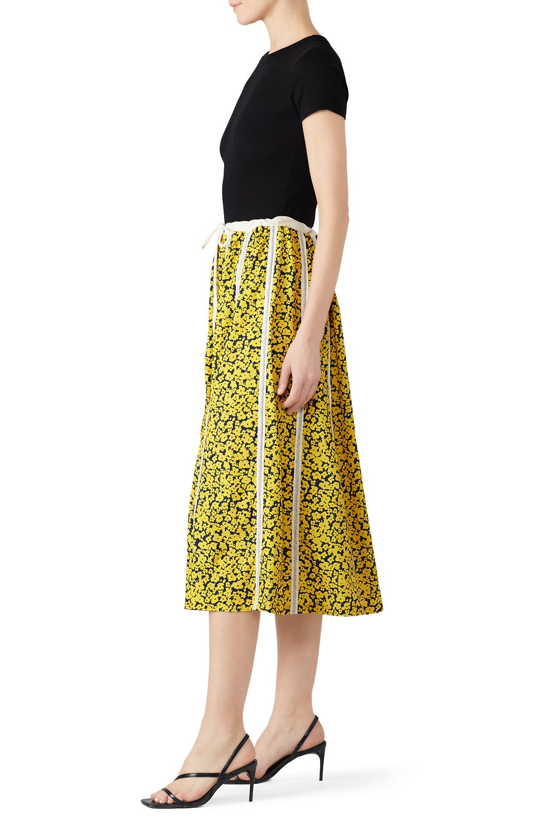 Striped Drawstring Skirt by Derek Lam 10 Crosby x RTR 2