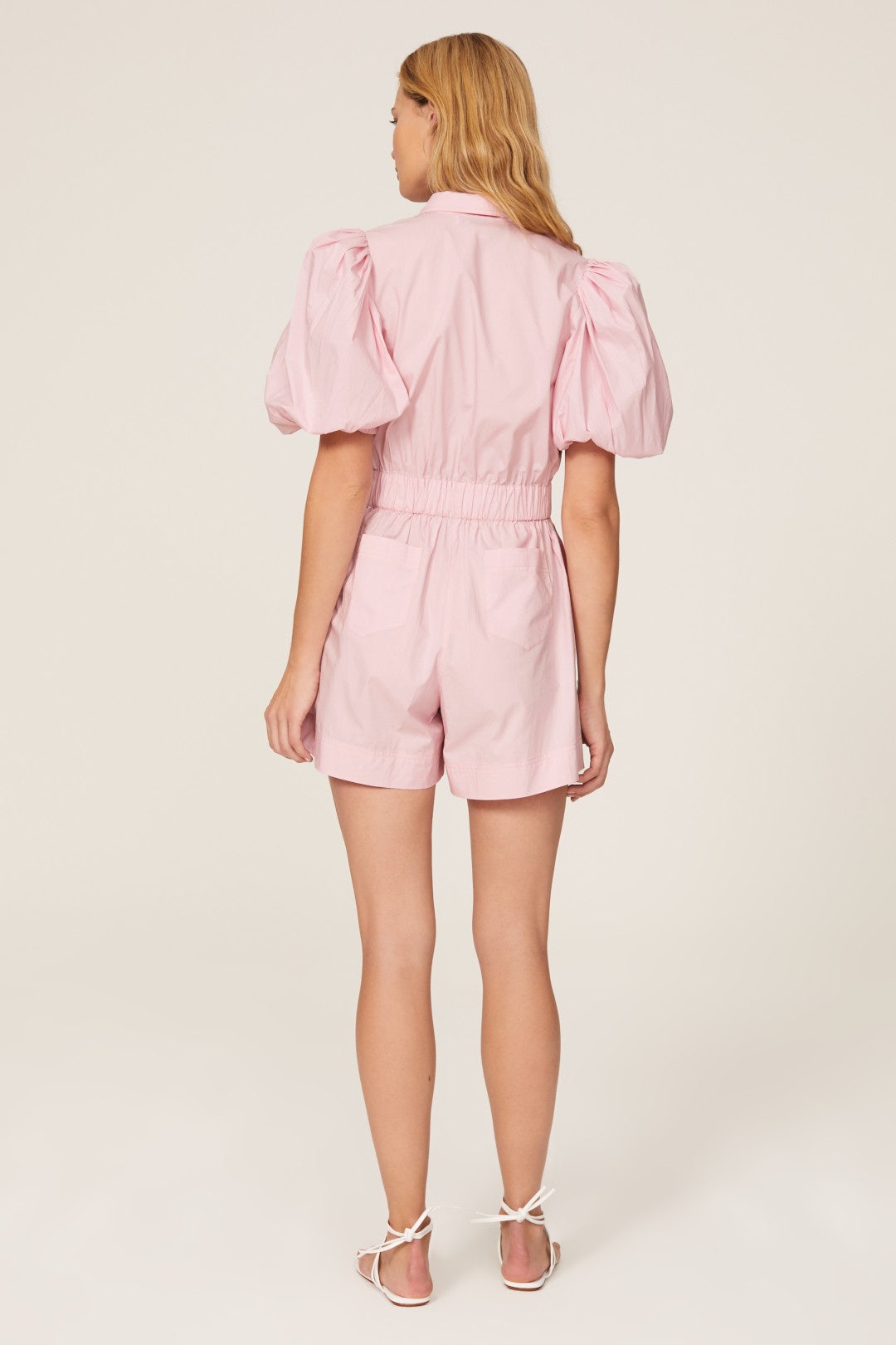 Pia Puff Sleeve Romper by Hunter Bell 2