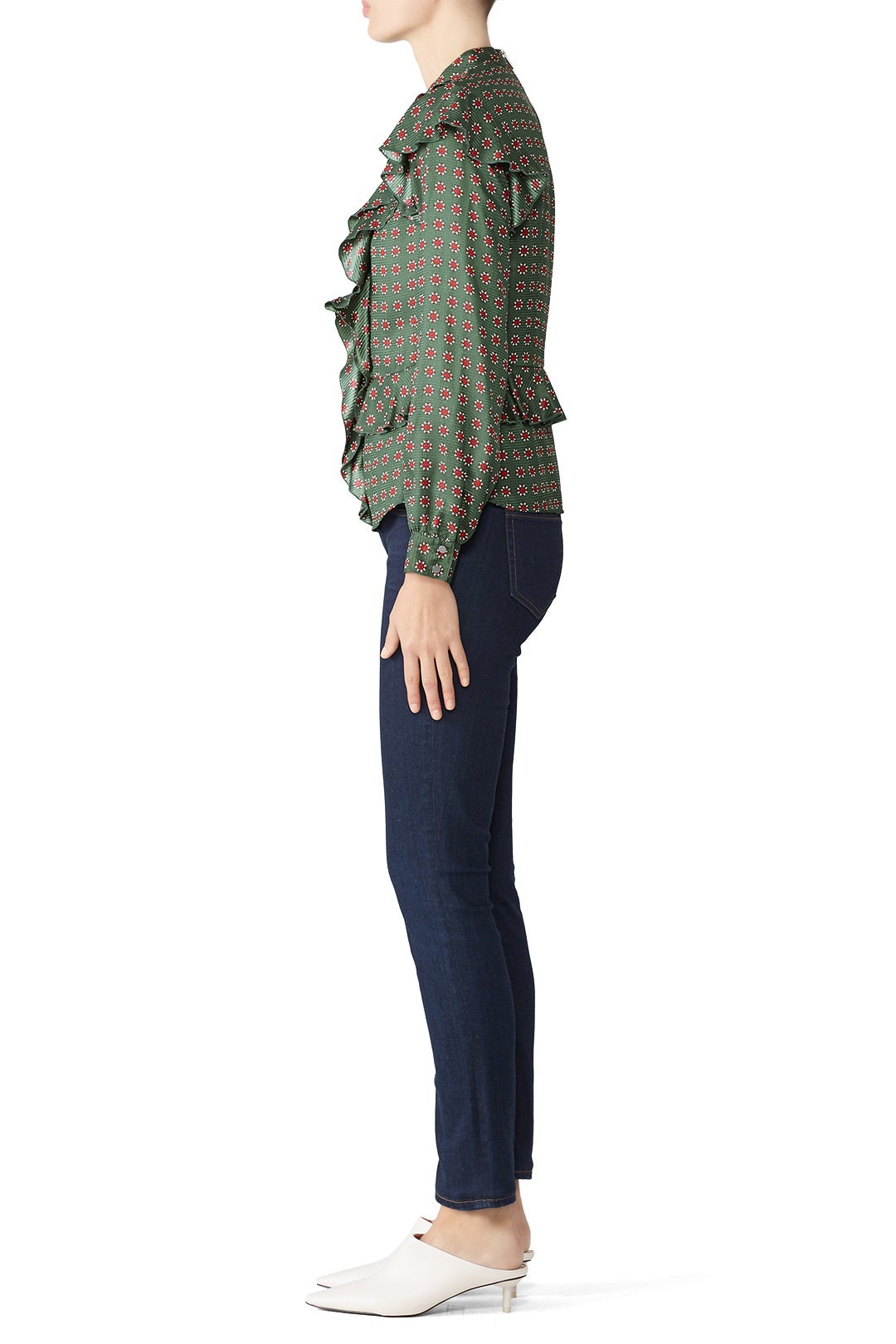 Printed Ruffle Top by Scotch & Soda 1