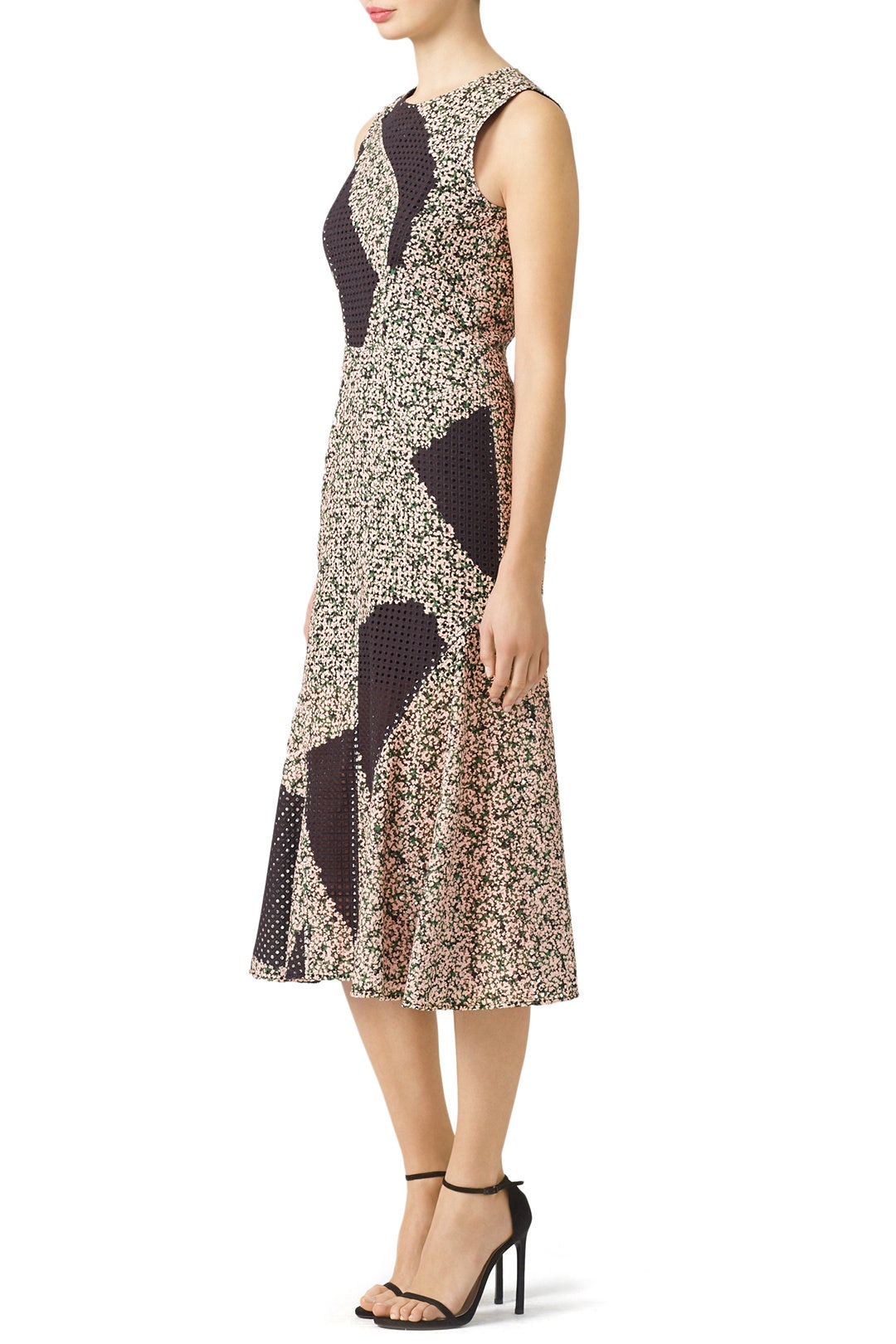 Geo Patchwork Dress by Cedric Charlier 2