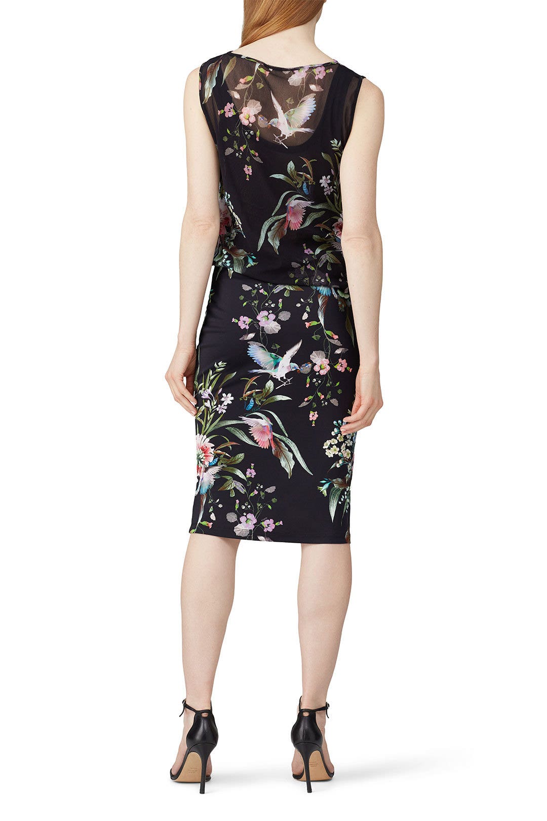 Navy Floral Dress by Fuzzi 1
