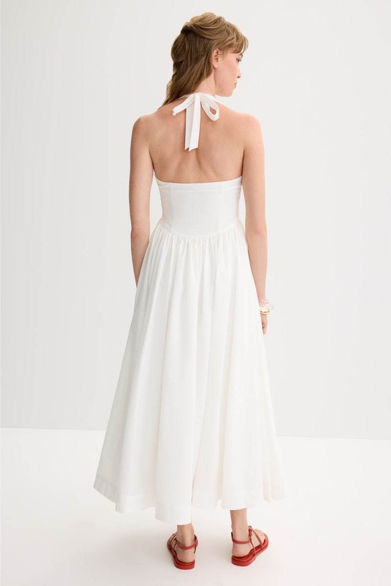 V-Neck Halter Dress by Jewel x Badgley Mischka - Photo 2
