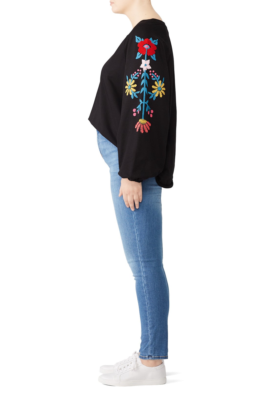 Hatix Floral Sweater by JUNAROSE 2