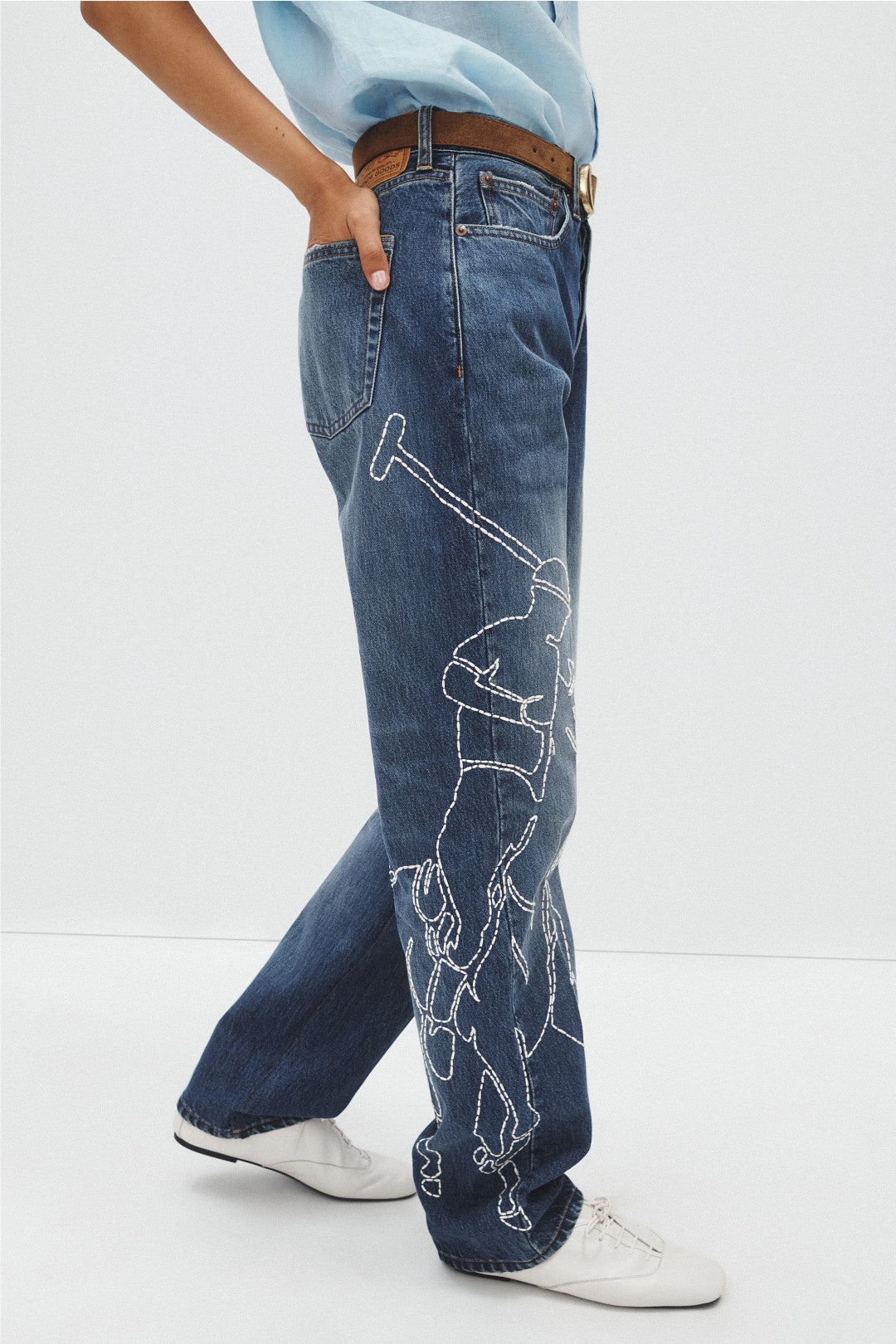 3X1 Rigid Denim Woven Straight Jeans by Polo Ralph Lauren 1