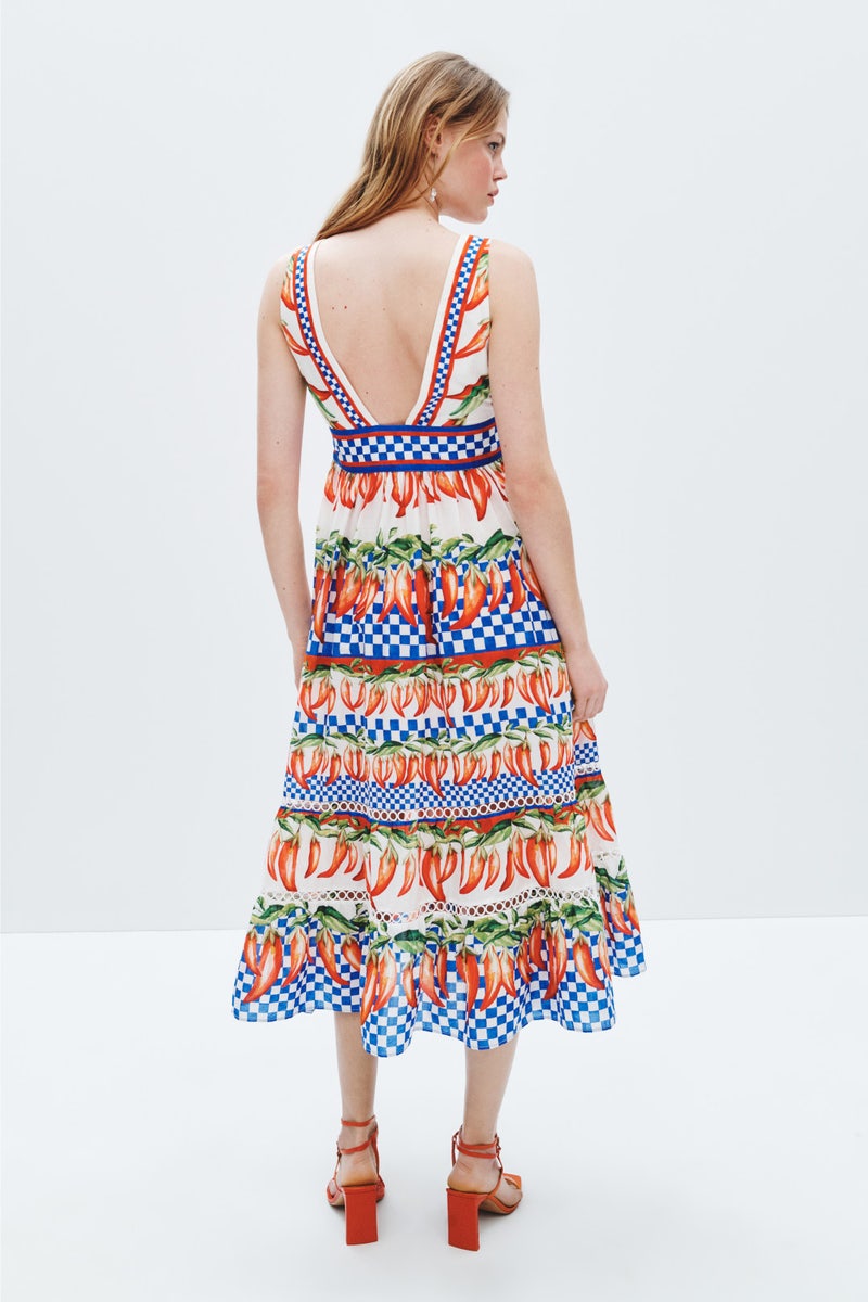 Picnic Peppers Ainika Midi Dress by FARM Rio - Photo 2