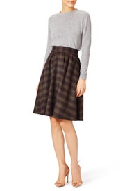 Meadow Plaid Skirt by J.O.A.