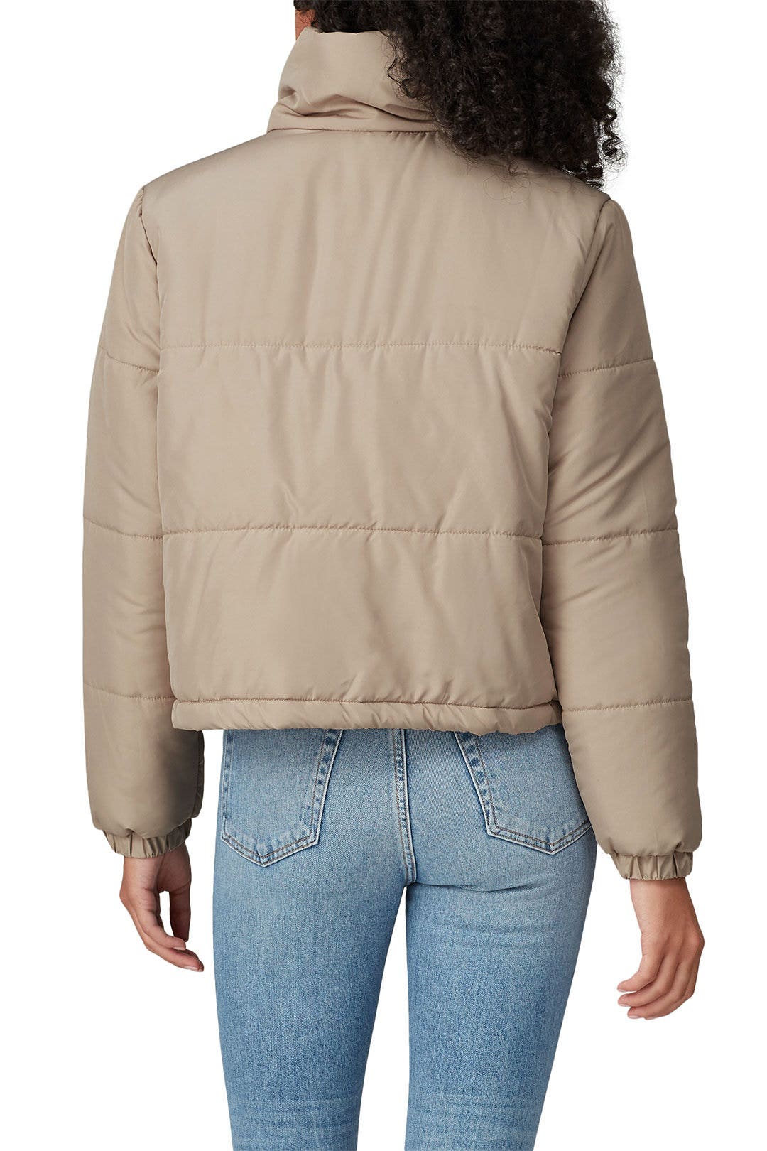 Taupe Puffer Jacket by Louna 2