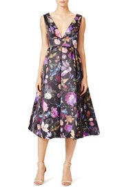 Winter Floral Dress by Cynthia Rowley