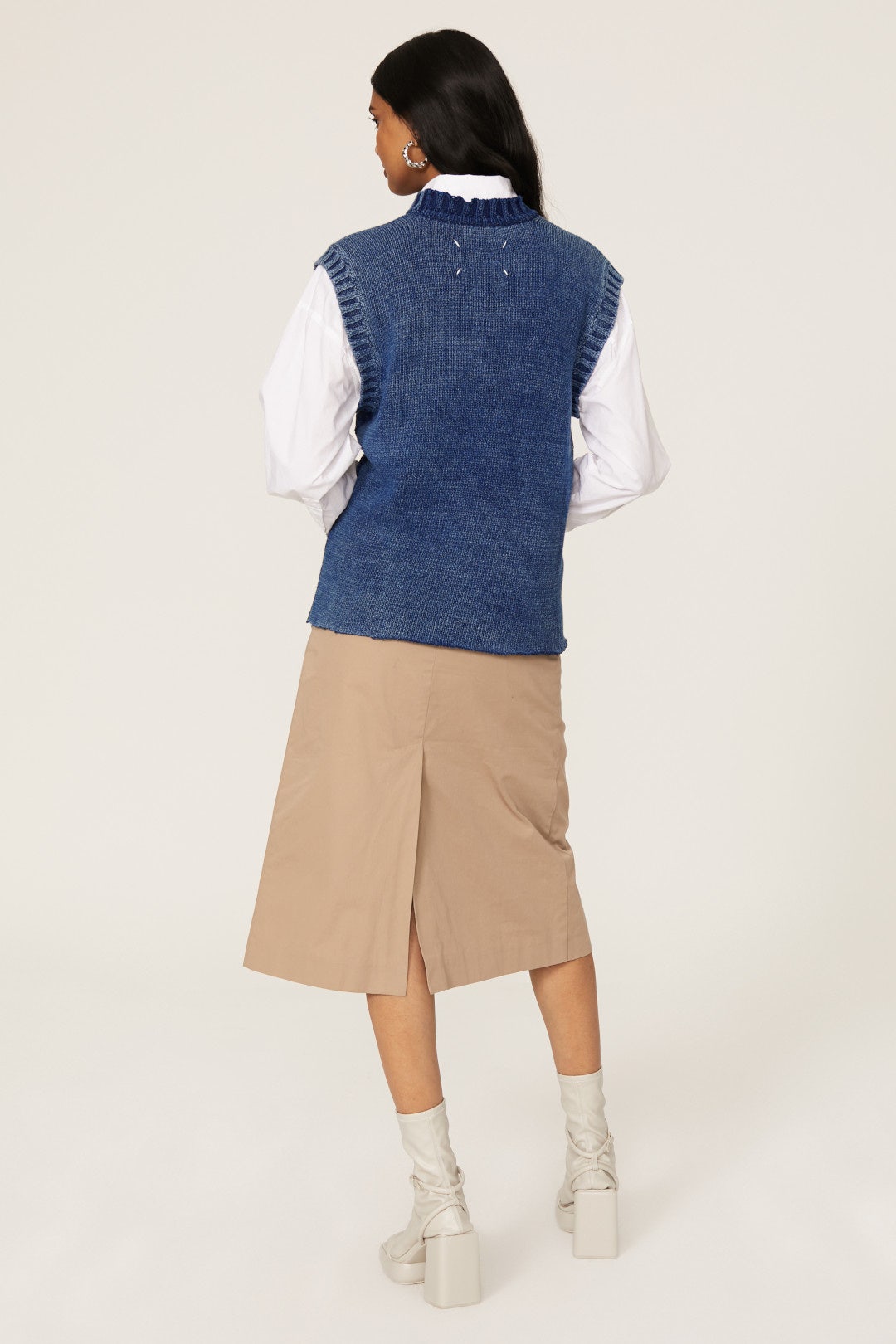 Blue Sweater Vest by Maison Margiela 2