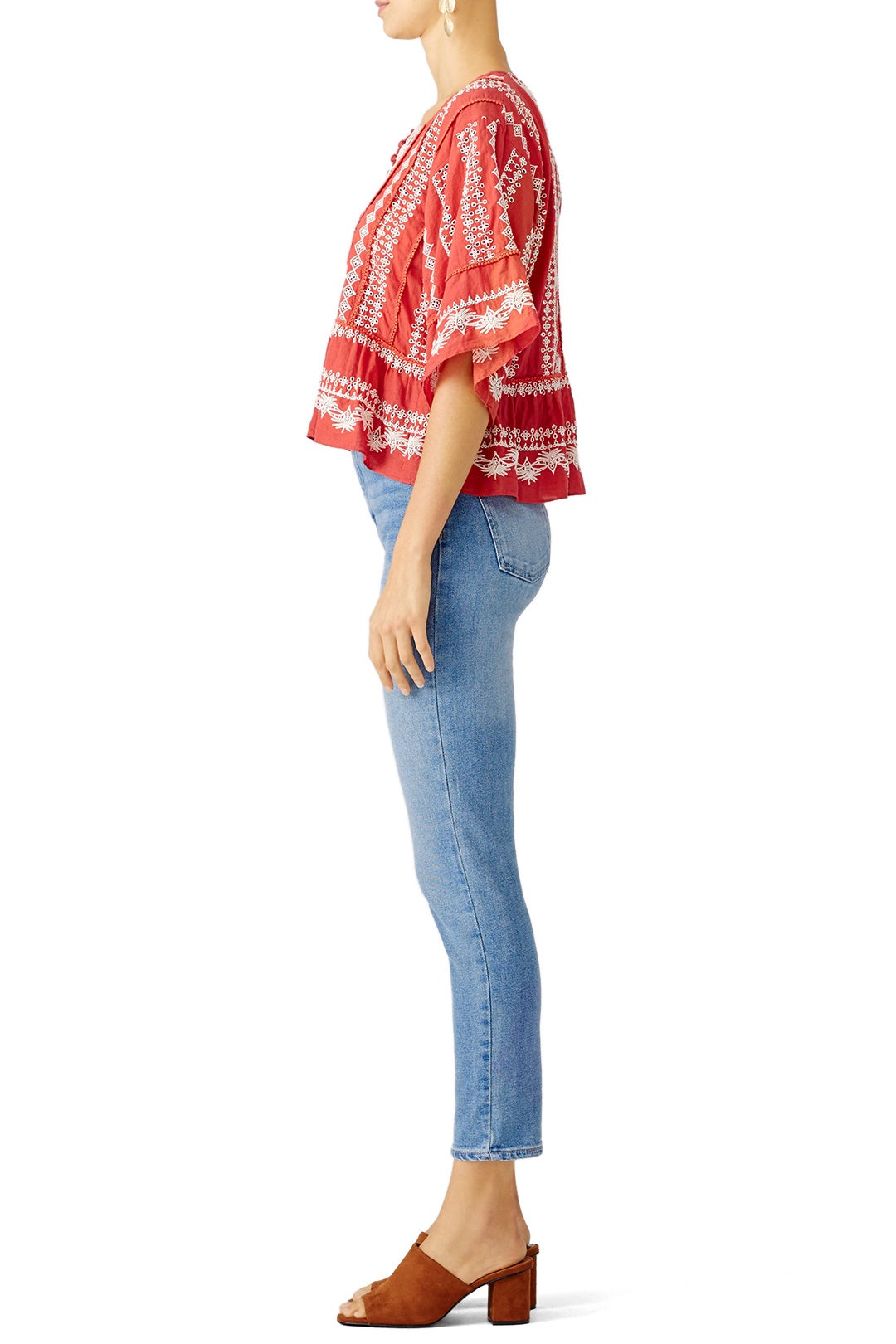 Coral Heidi Top by Rachel Zoe 1
