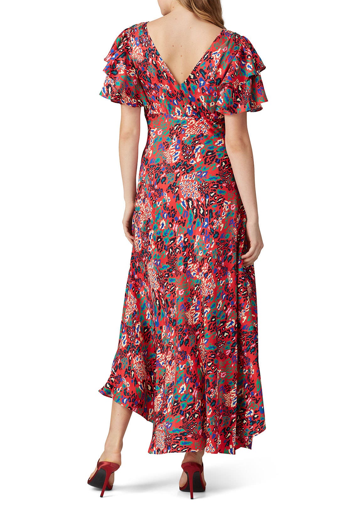 Red Leopard Clementine Dress by Tanya Taylor 2