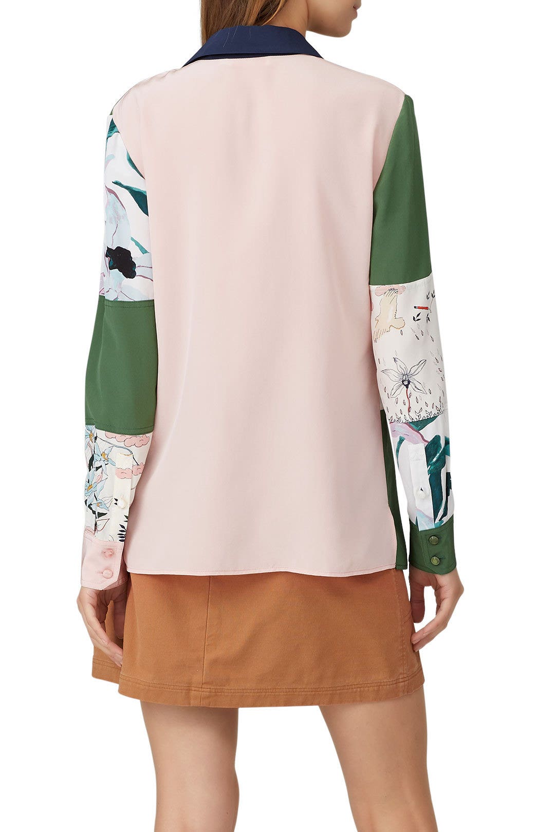 Ivory Patchwork Top by Tory Burch 1