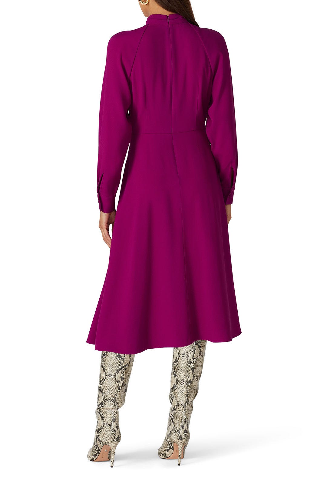 Pink Twist Neck Dress by Adam Lippes 2