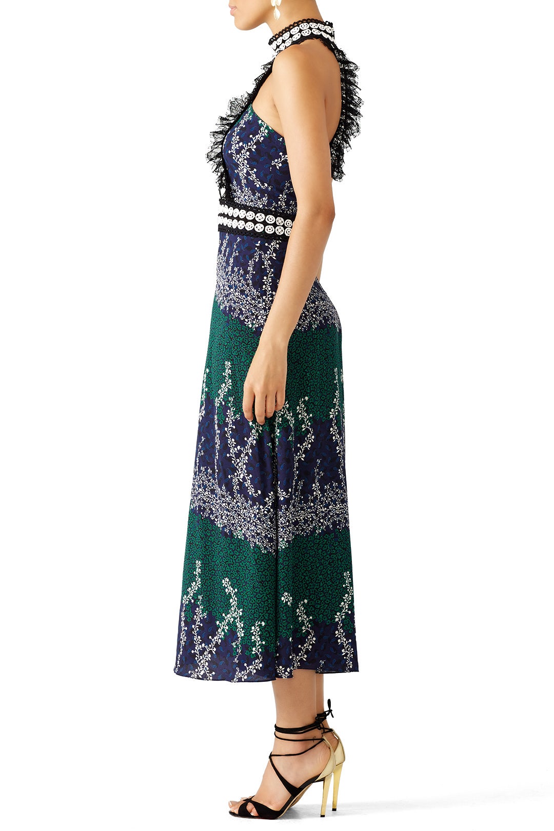 Ivy Printed Trellis Dress by Yigal Azrouël 2