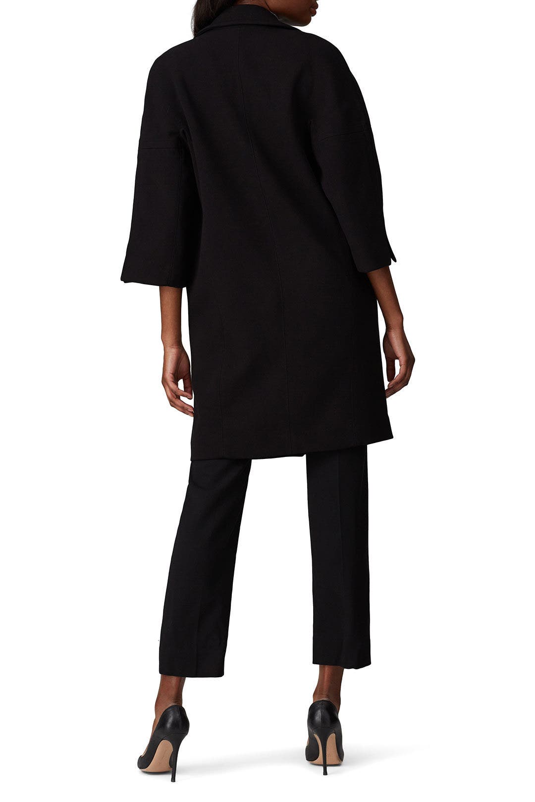 Black Quarter Sleeve Coat by KF/KaufmanFranco x RTR 2