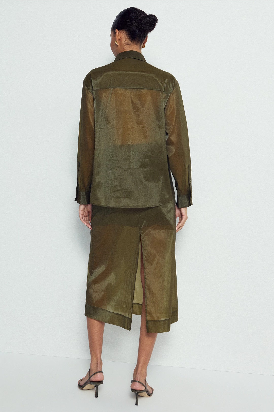 Organza Button Up Shirt by Rosetta Getty x RTR 2