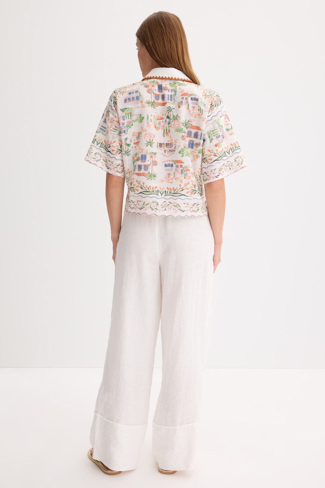 Alaia Linen Top