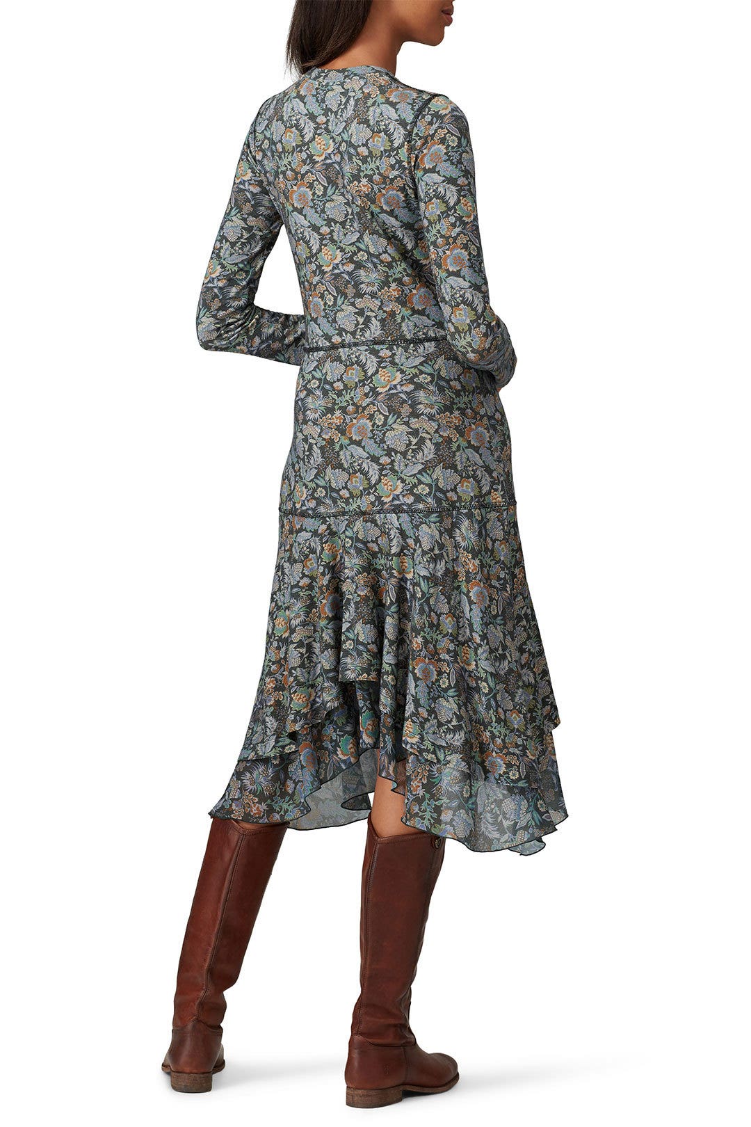 Multi Green Floral Dress by See by Chloé 2