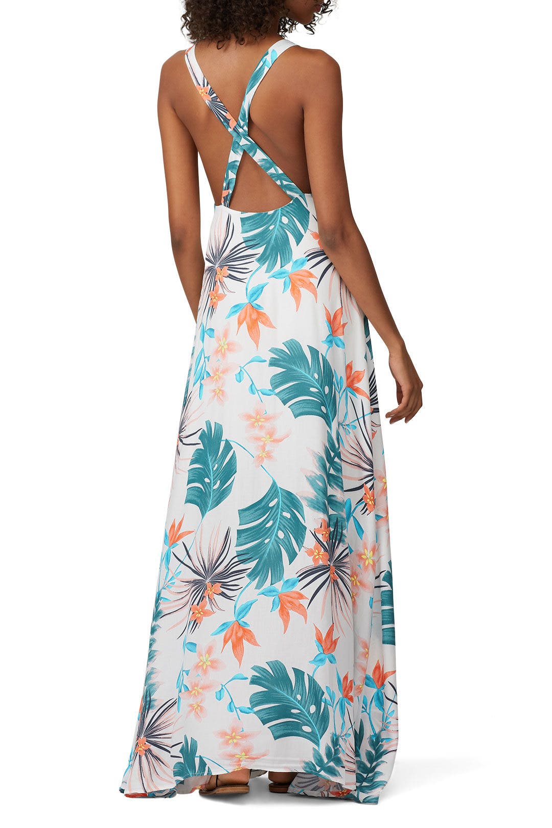 Palm Printed Maxi by Slate & Willow 2