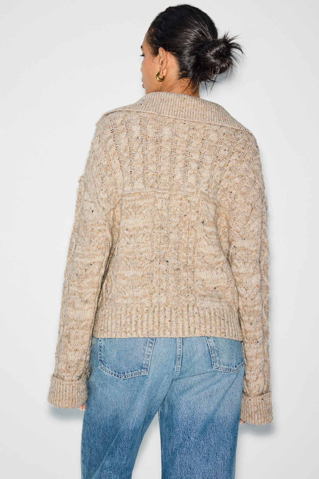 Forest Oatmeal Cardigan by Vanessa Bruno 2