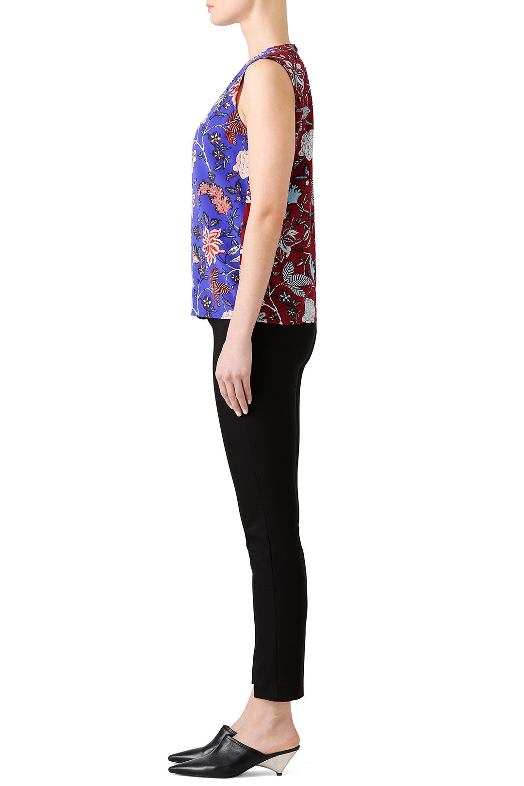 Multi Floral Shell Top by Diane von Furstenberg 1