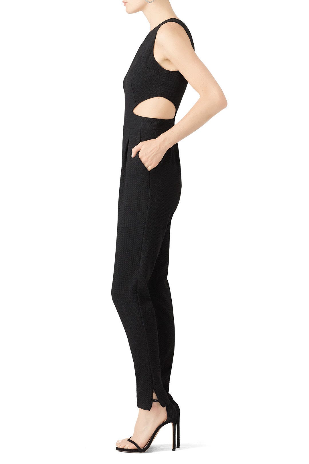 Black Kelly Jumpsuit by Hunter Bell 1
