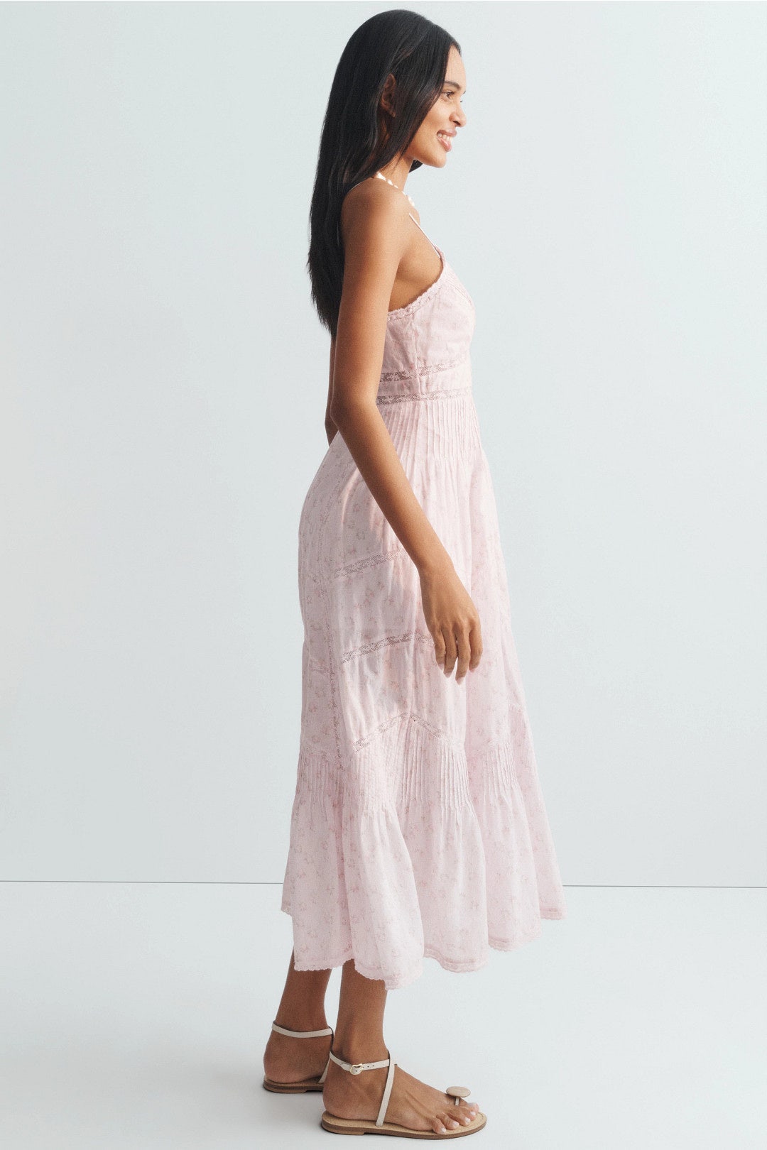maxi cottagecore dress Whimsical Vintage Lace Cottagecore Dress Ivory(Pre-Sale 10-14days) / S
