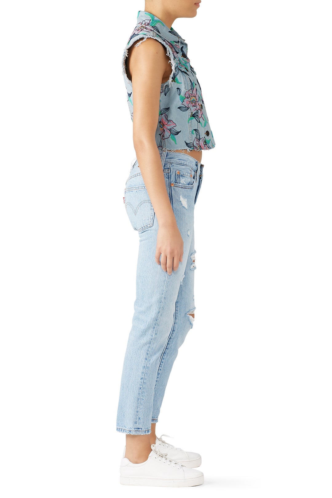 Floral Crop Vest by Levi's 1
