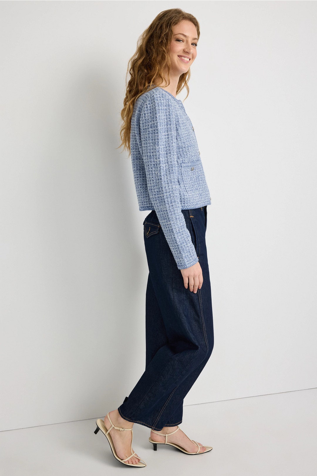Sade Textured Cardigan by Milly 1