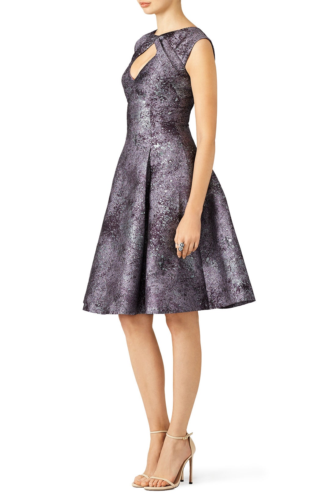 Cosmic Jacquard Party Dress by pamella by pamella roland 1