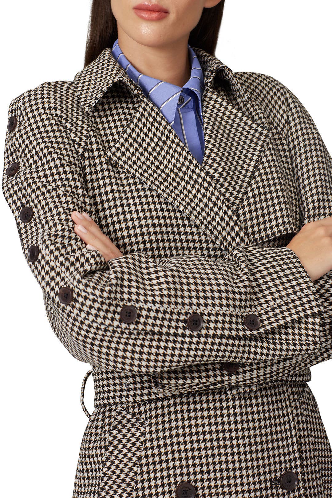 Button Trench Coat by rokh | Rent the Runway