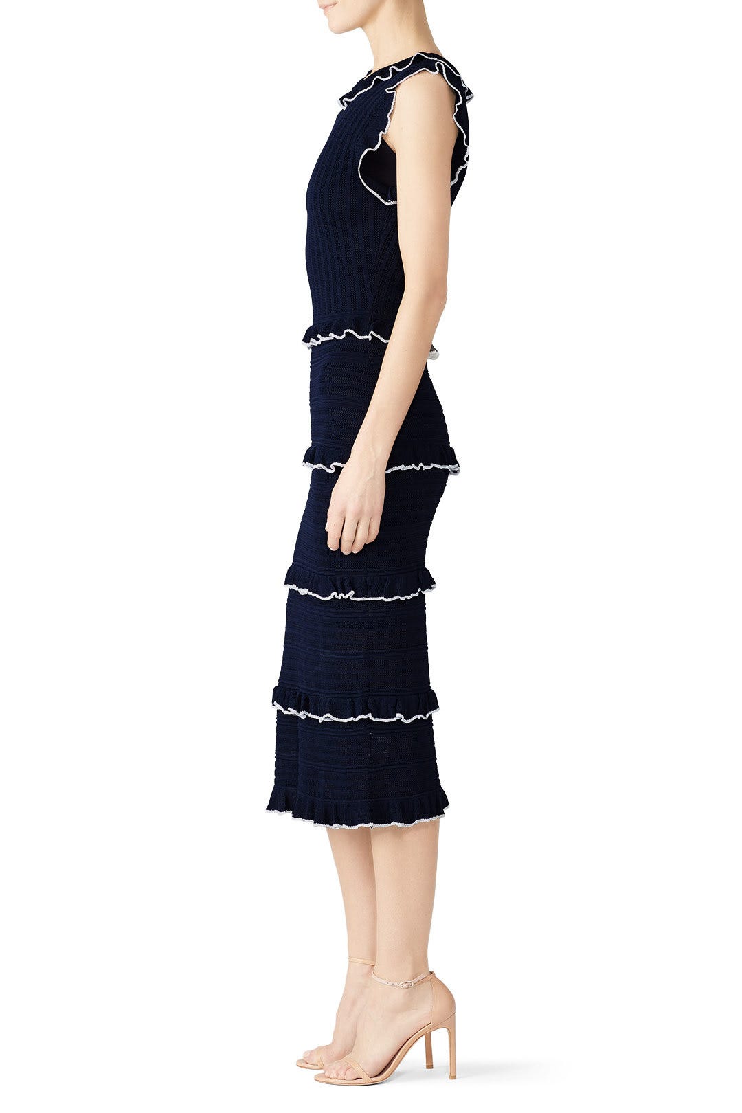 Ruffle Trim Sheath by Alexia Admor 1