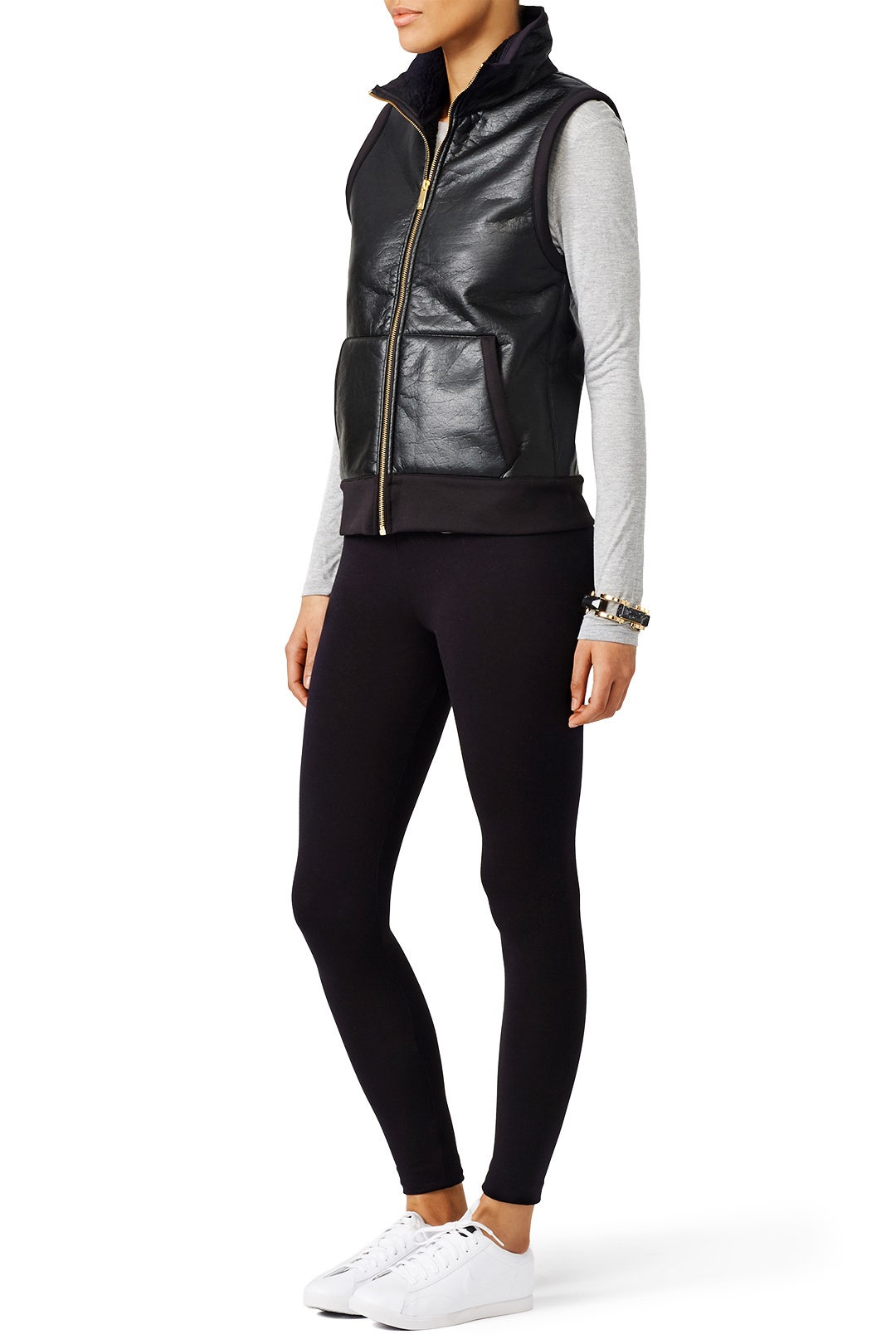 Black Sherpa Vest by ALALA 2