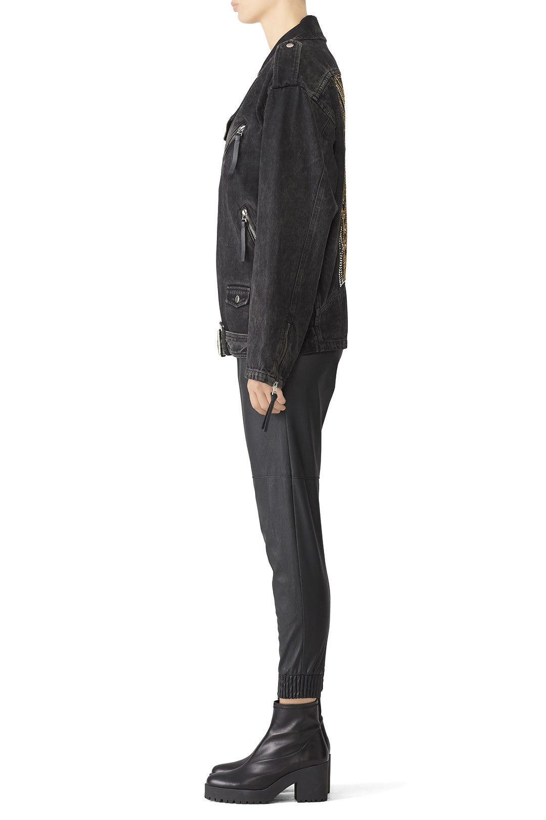 Embroidered Denim Jacket by The Kooples 2