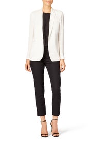 White Grinson Blazer by Theory