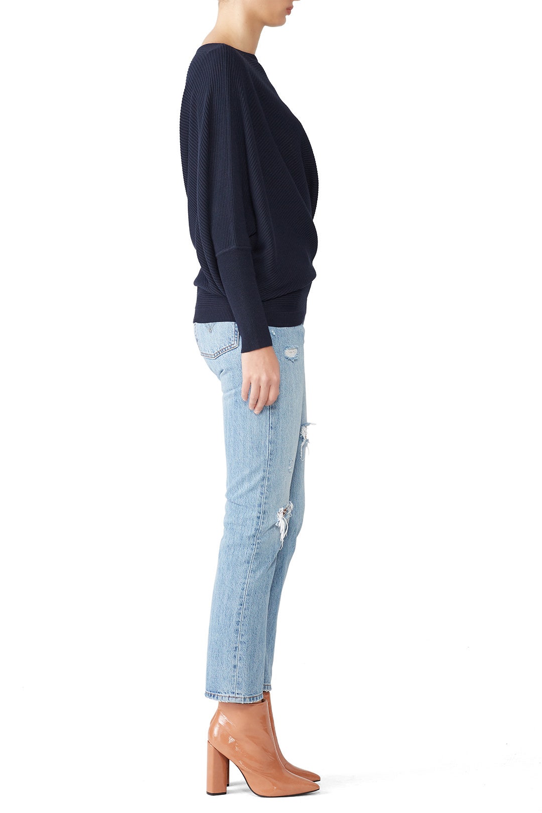 Navy Dash Sweater by Wish 1