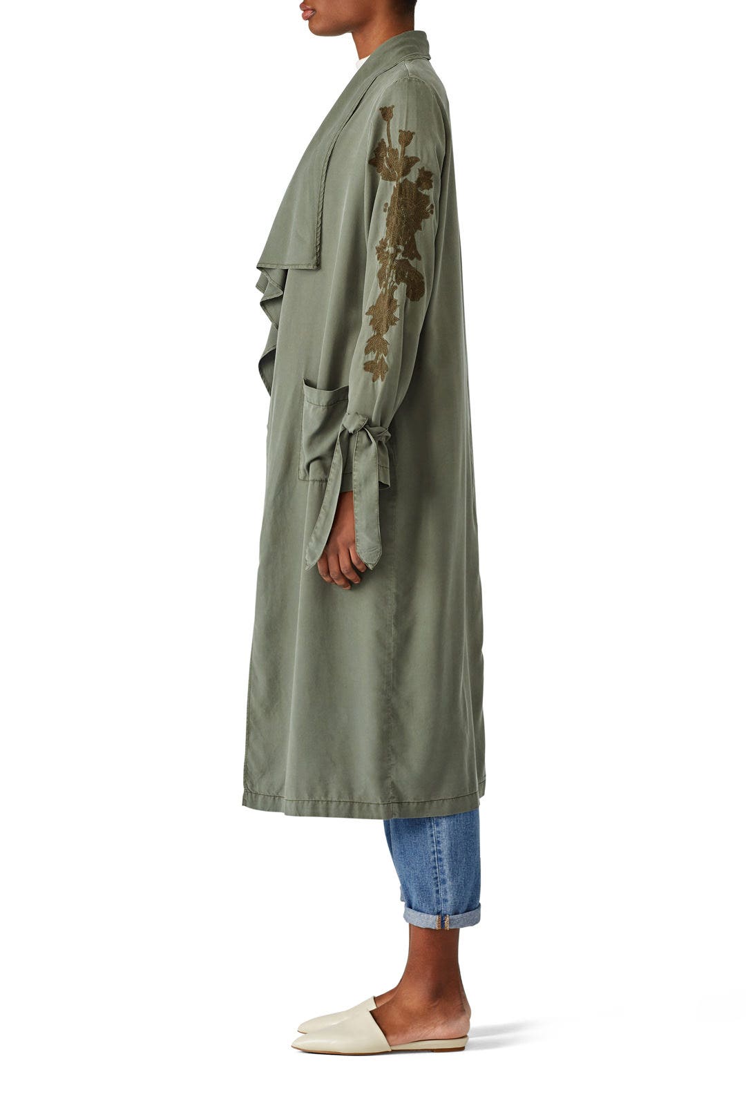 Alexis Trench Coat by B Collection by Bobeau 2