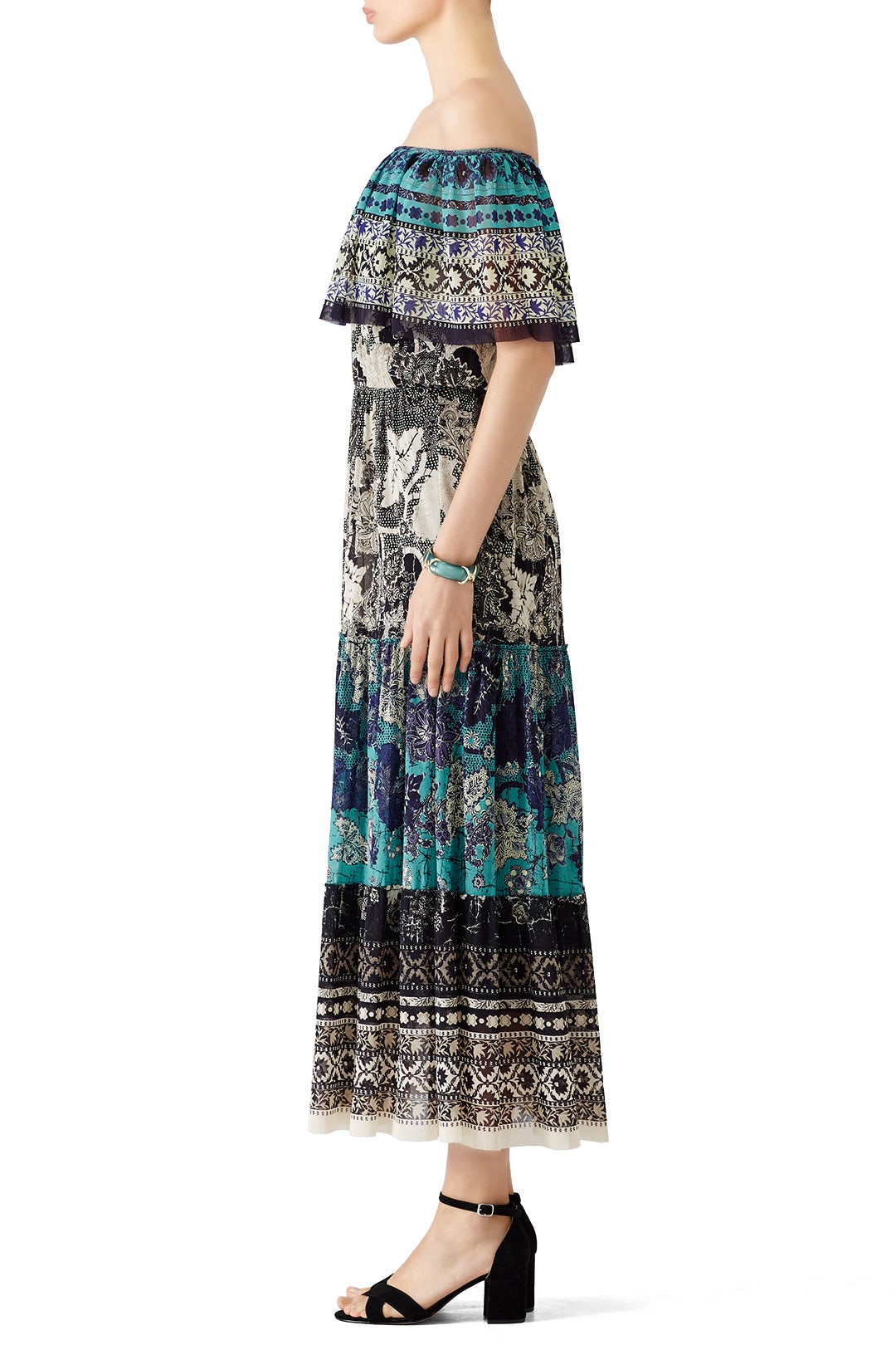 Batik Patchwork Dress by Fuzzi 1