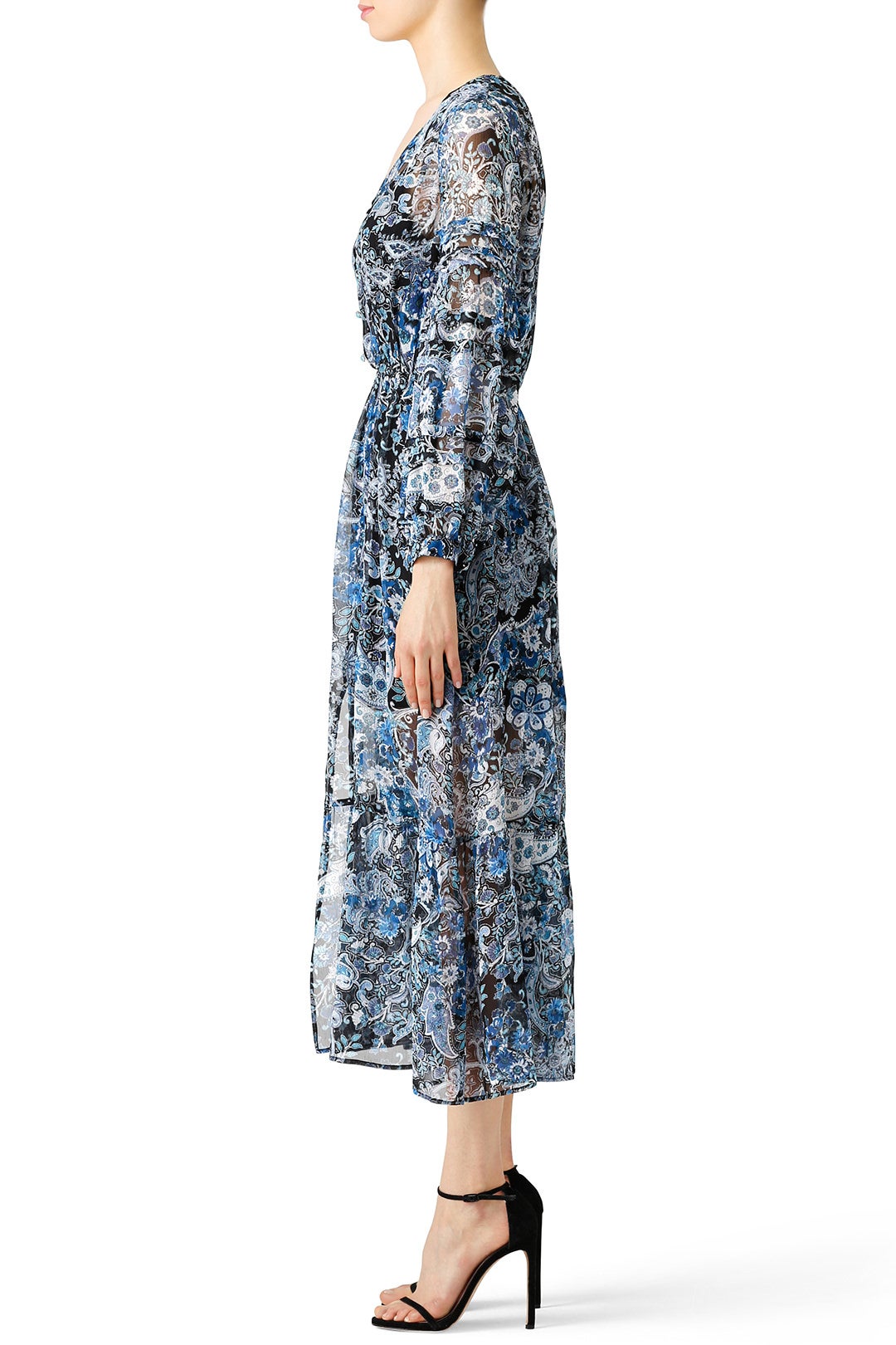 Blue Floral Paisley Maxi by The Kooples 2