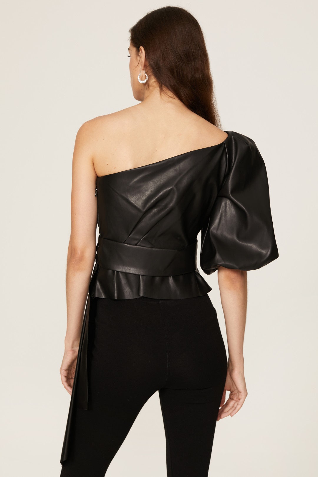 Sofie Faux Leather Top by Sachin & Babi 2