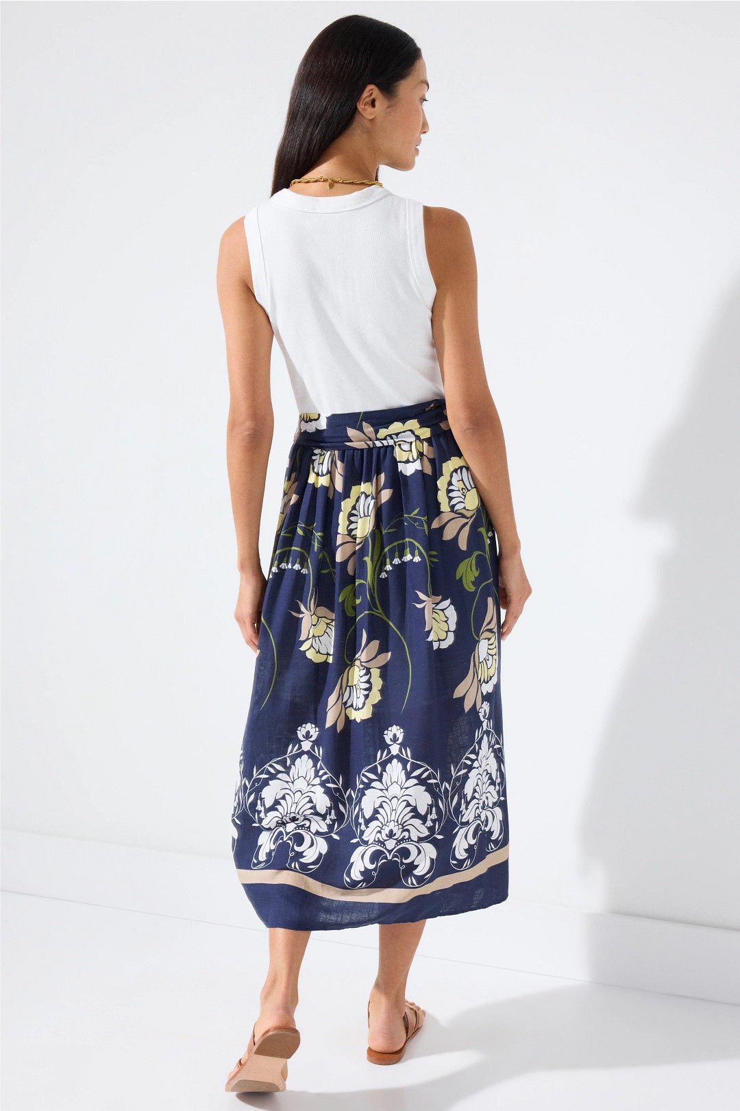 Seline Contrast Midi Dress by Fifteen Twenty 1