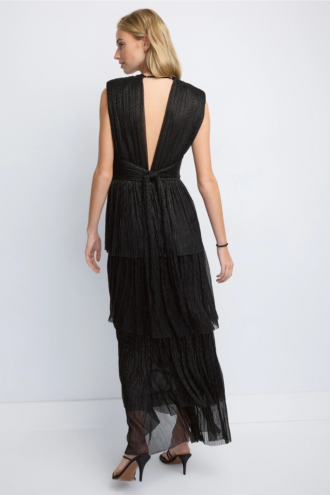 Skylar Pleated Gown by Sabina Musayev 2