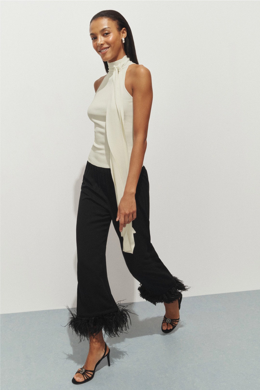 Halter Scarf Top by LAPOINTE 1