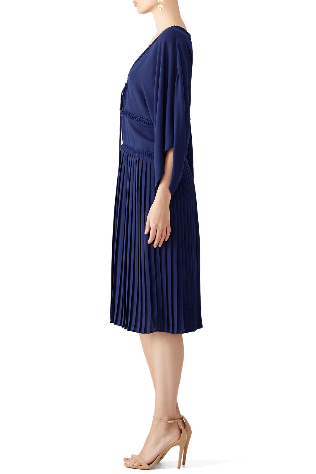 Ink Blue Pleated Dress by Veronique Branquinho 2