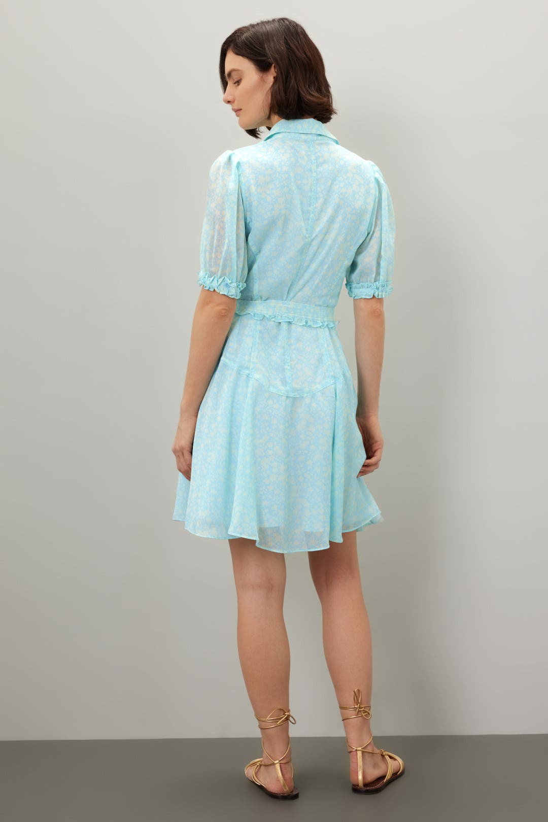 Blue Floral Mini Dress by Derek Lam 10 Crosby x RTR | Rent the Runway