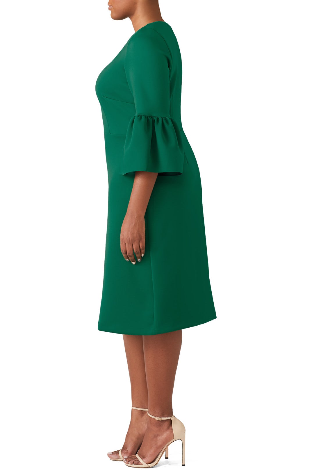 Emerald Bell Sleeve Dress by ELOQUII 2