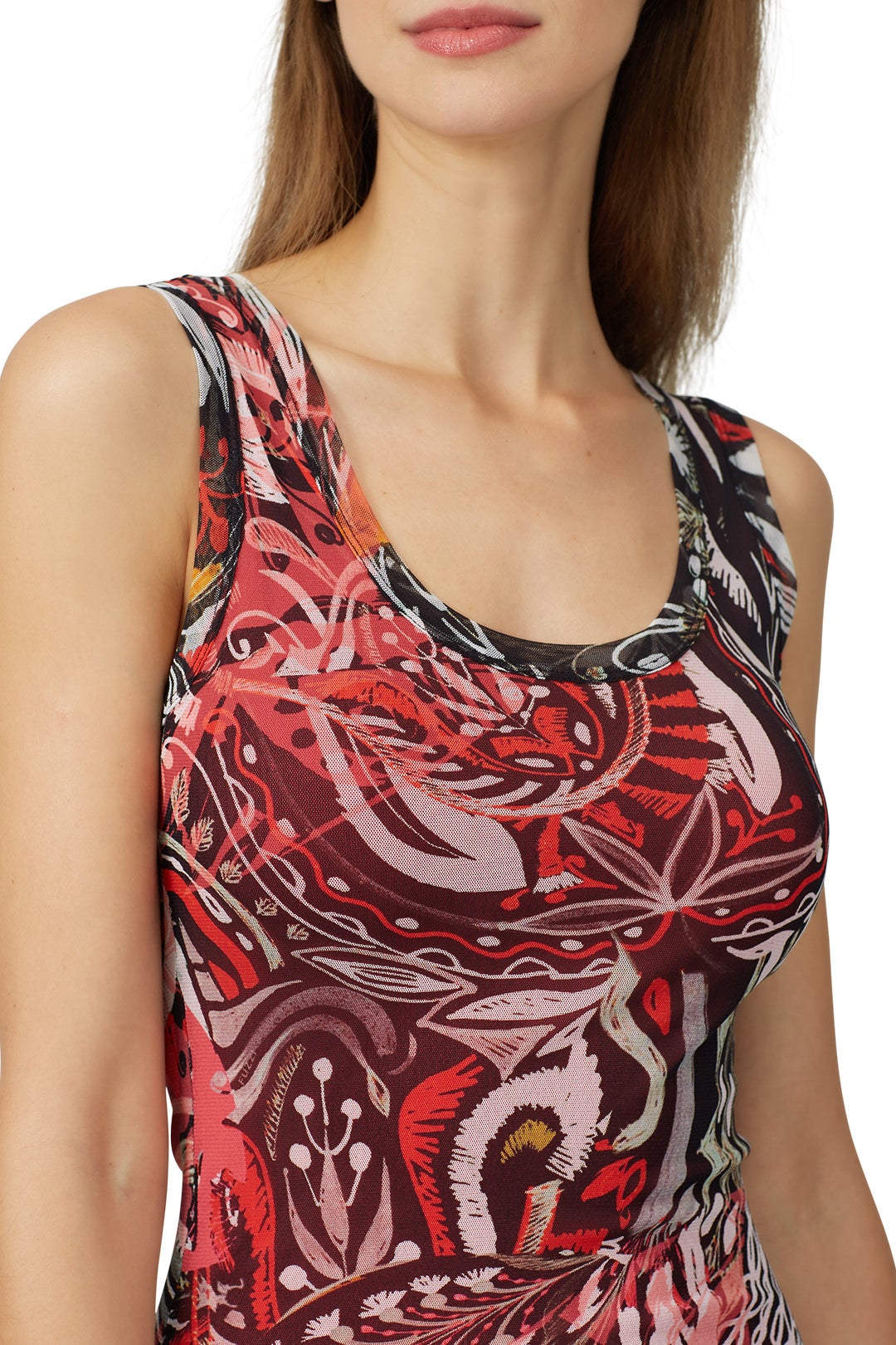 Multicolor Tank Maxi by Fuzzi 1