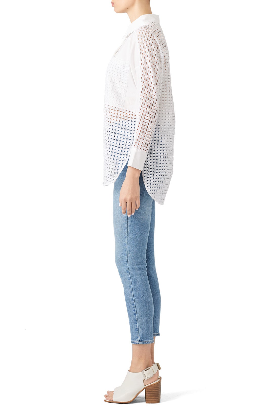 Eyelet Aida Shirt by Habitual 1