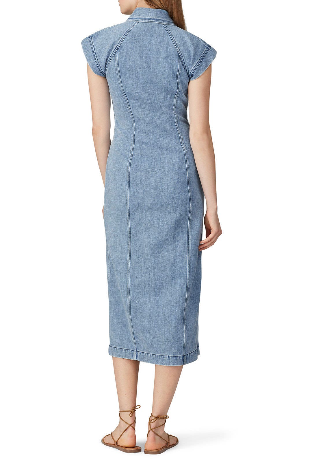 Denim Analia Dress by Mara Hoffman 2