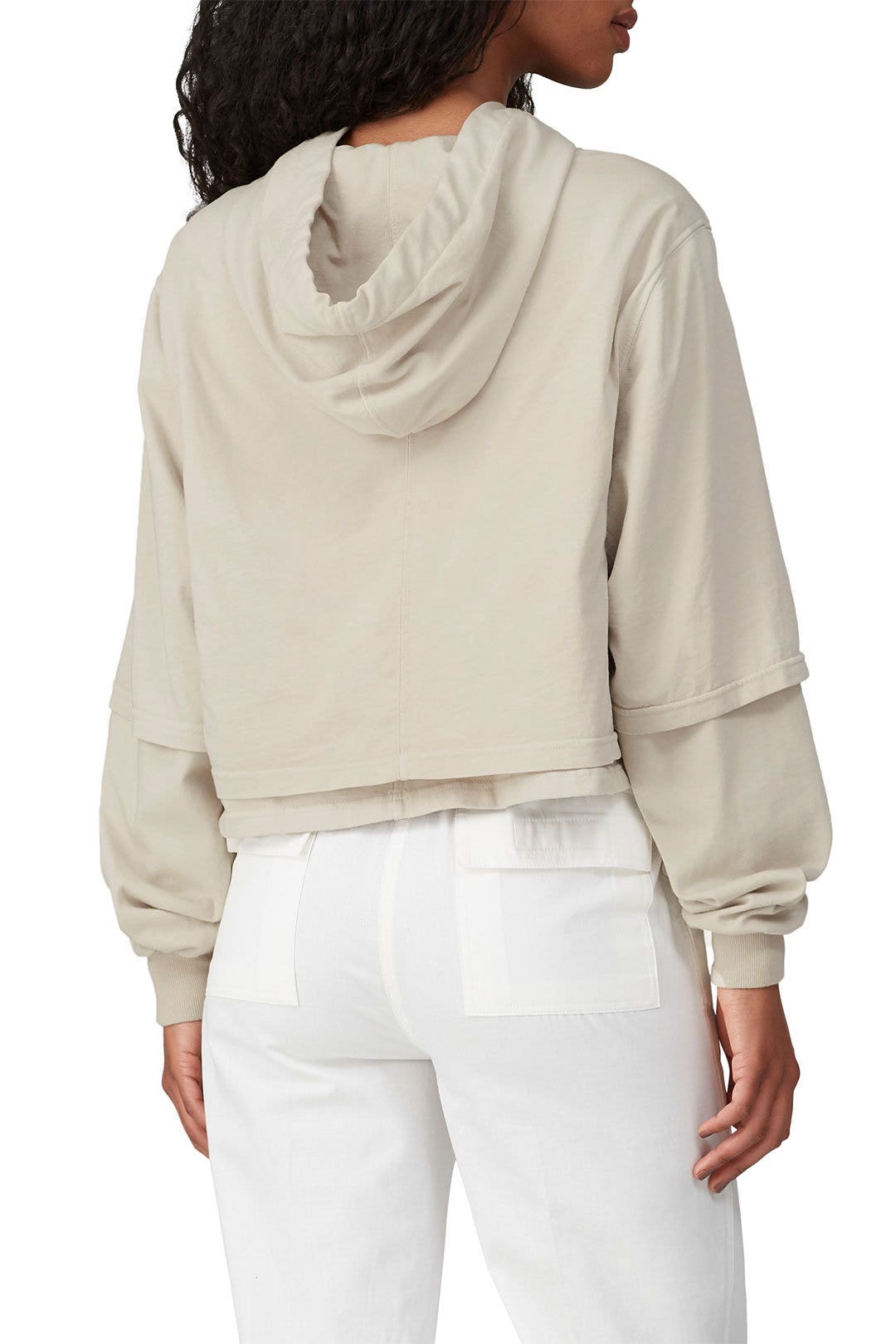 Hustler Cropped T-Shirt Hoodie by DRKSHDW 1